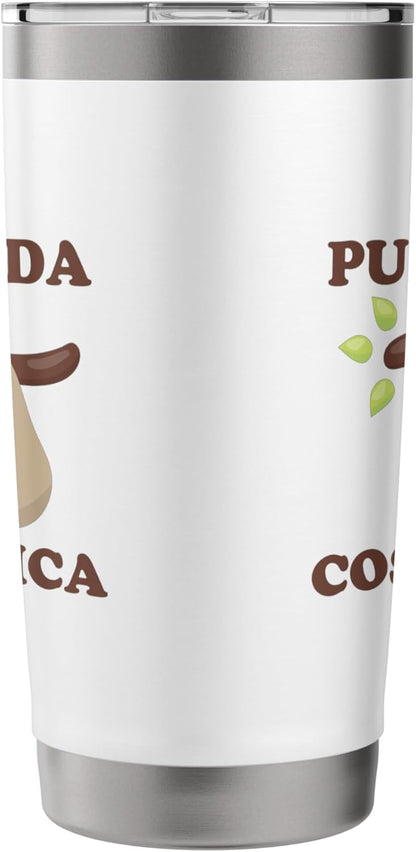 Pura Vida Costa Rica Sloth Stainless Steel Insulated Tumbler