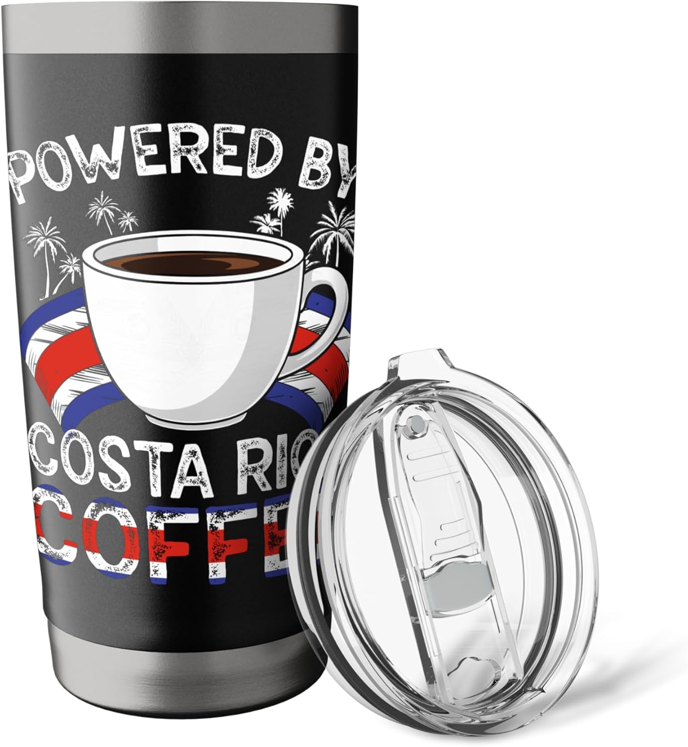 Costa Rica Rica Coffee Lover Vacation Travel Costa Rica Stainless Steel Insulated Tumbler