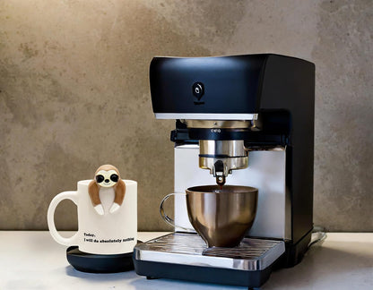 Funny Sloth Coffee Mug - Cute Sloth Gifts for Coworkers Women & Men - White Elephant Gifts for Adults, Funny Office Present