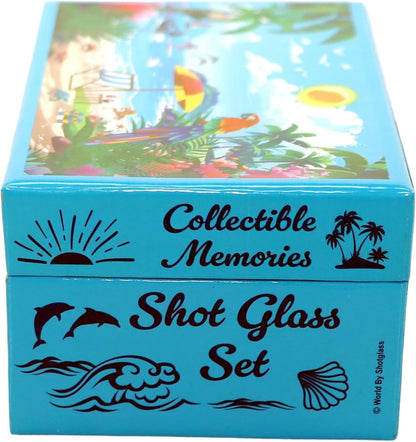 Costa Rica Boxed Shot Glass Set (Set of 2)