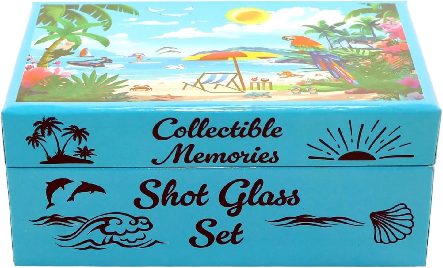 Costa Rica Boxed Shot Glass Set (Set of 2)