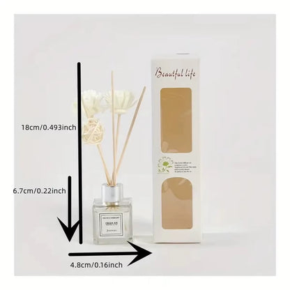 Cherry Blossom Rose Fragrance Fireless Aromatherapy Room Decoration Home Fragrance Diffuser Household Fresh Perfume Long Lasting